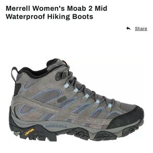 Merrell Women's Moab 2 Mid Waterproof Hiking Boots